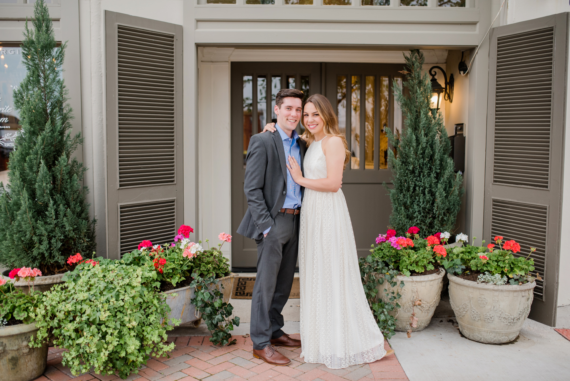 engagement session locations in dallas historic downtown mckinney