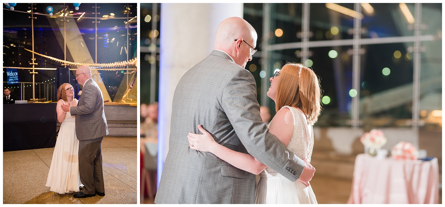 Wedding at the Perot Museum of Nature and Science