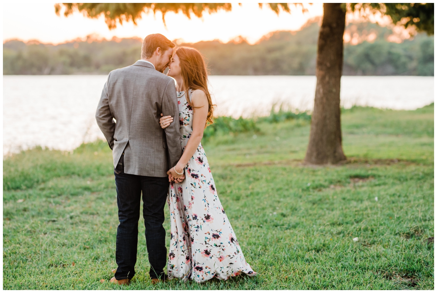 White Rock Lake and Uptown Dallas Engagement Session