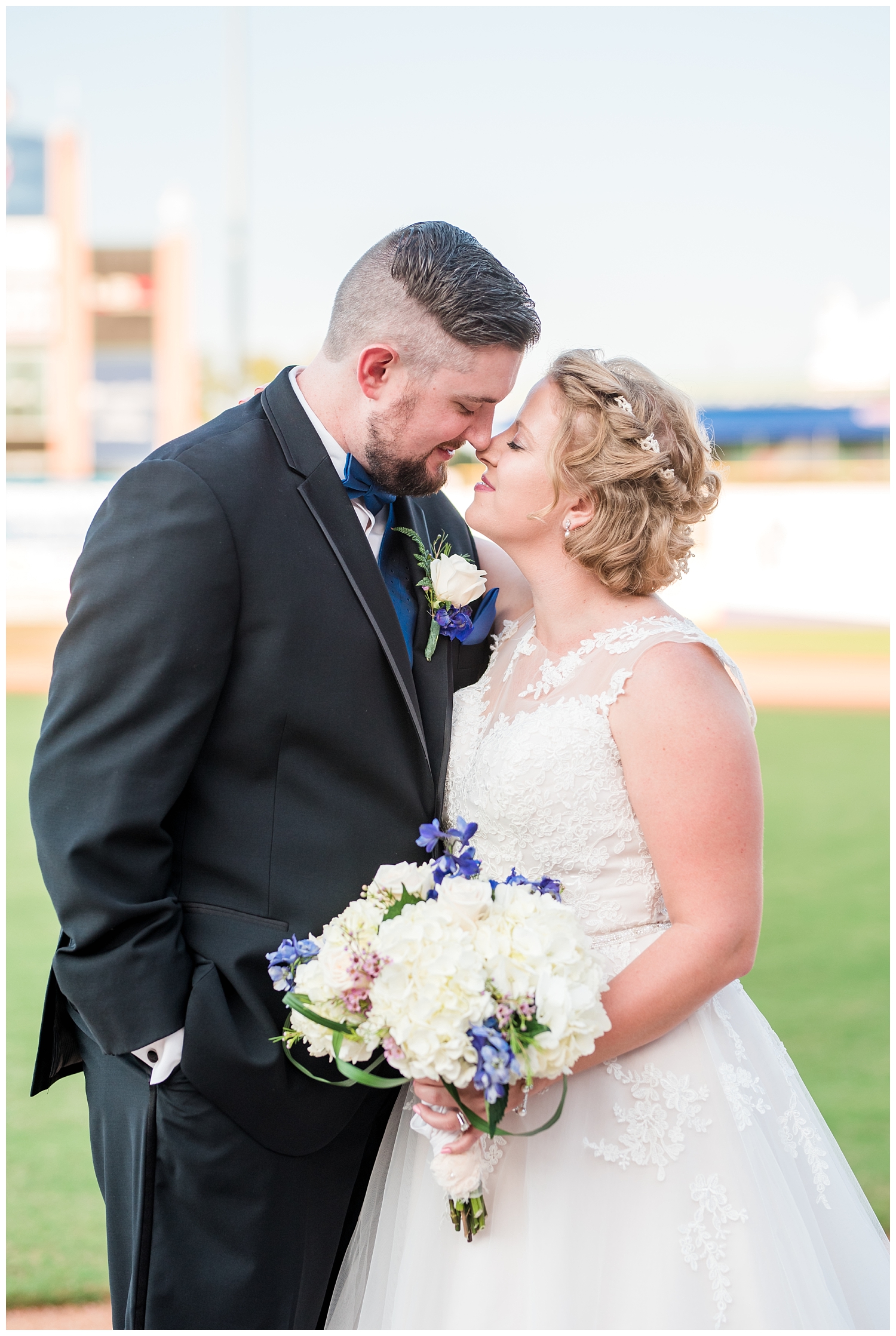 Sarah and David's Baseball Field Wedding in Lexington, Kentucky