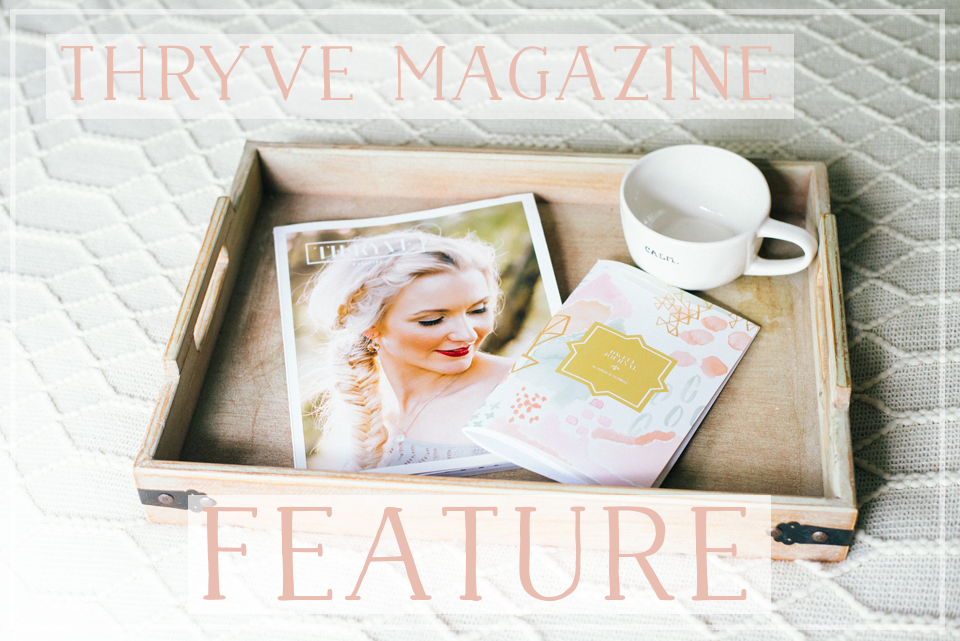 Thryve Magazine Feature by Columbia SC photographer