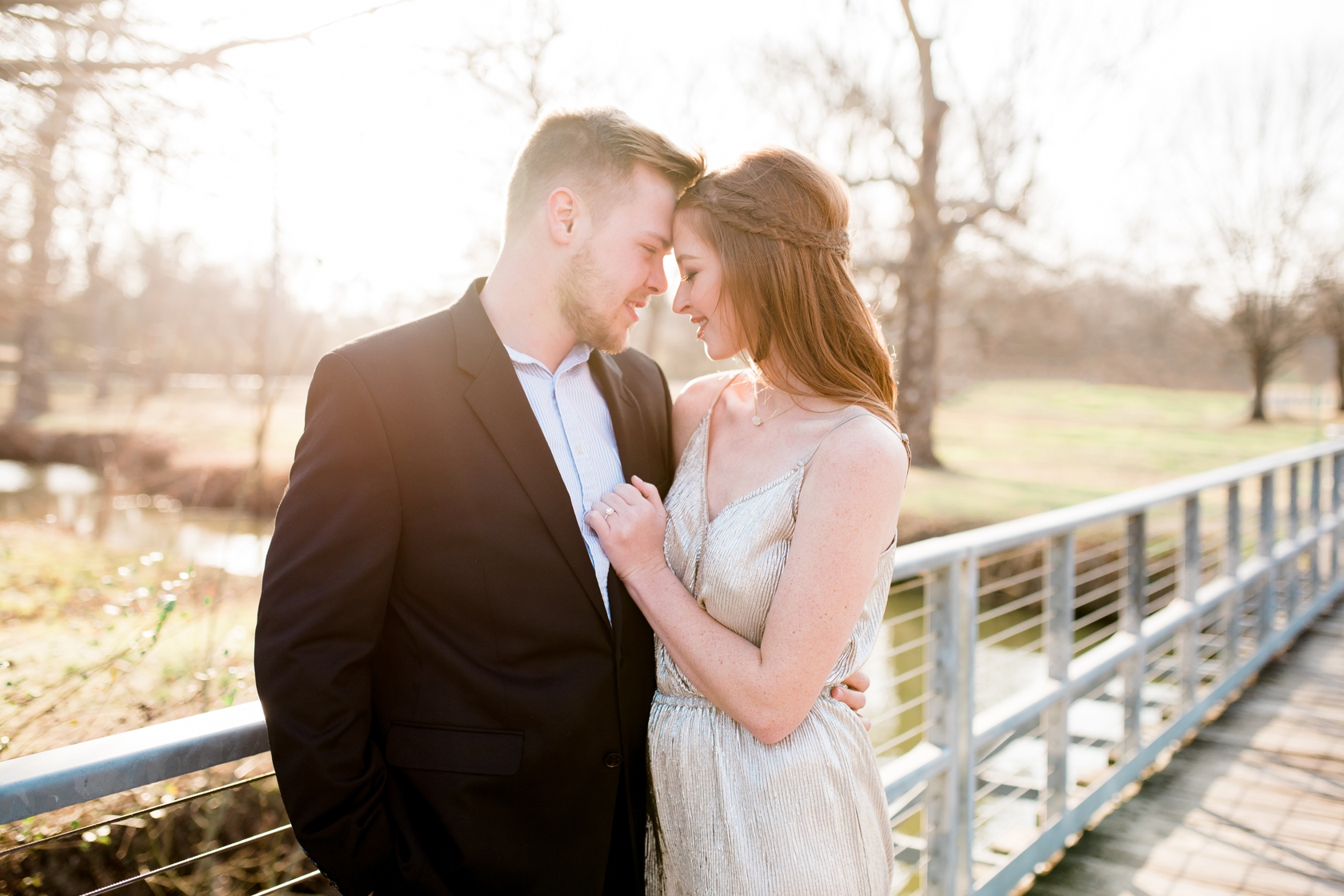 Engagement photos taken at White Rock Lake