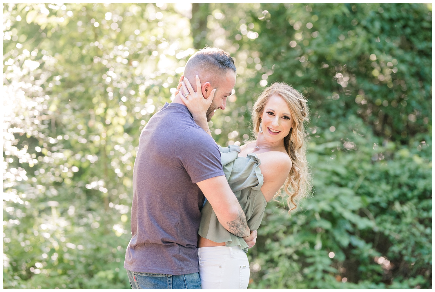 Lauren and Trevor's Prairie Creek Park Engagement Photos