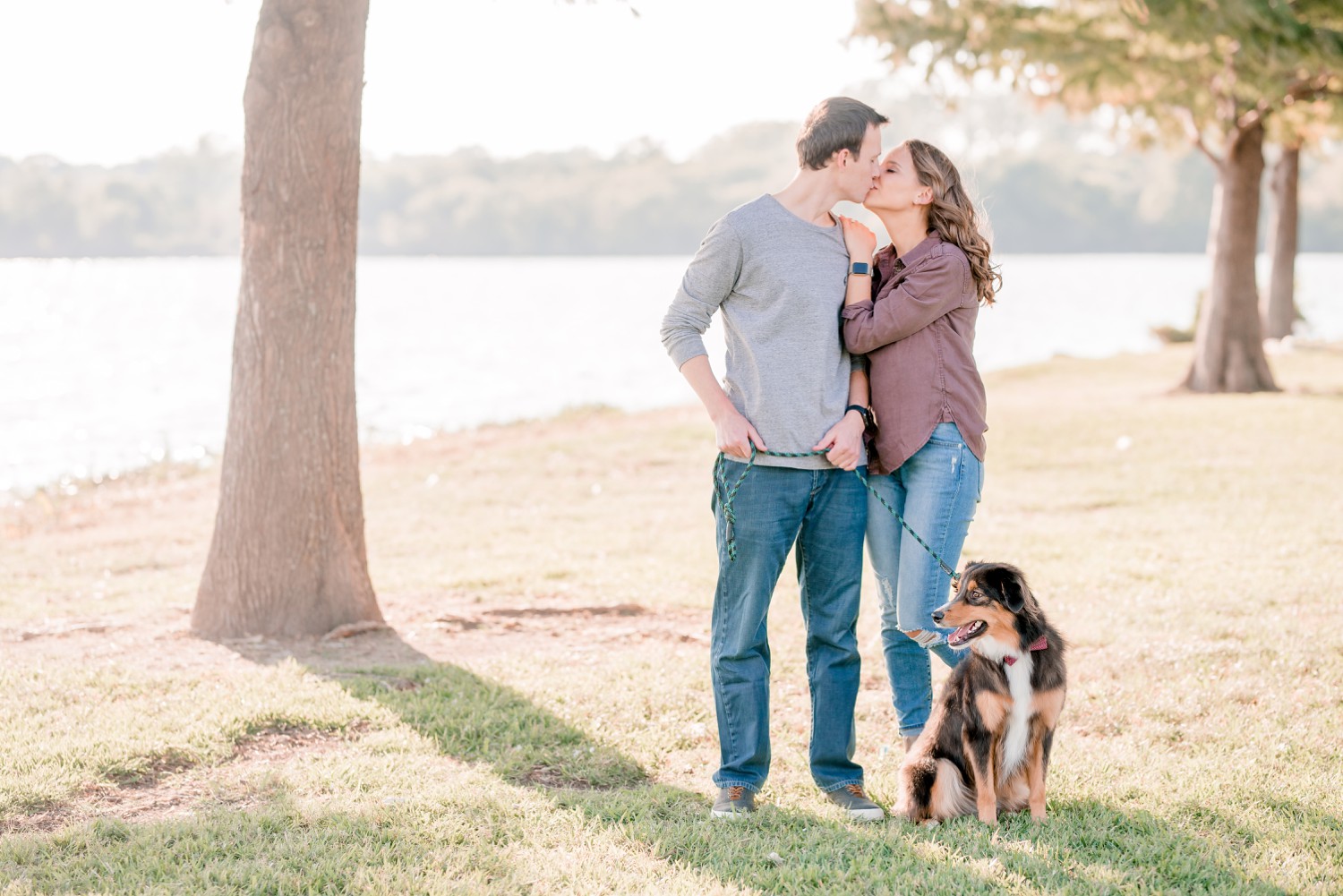 Engagement Photos at White Rock Lake by Dallas Engagement Photographer