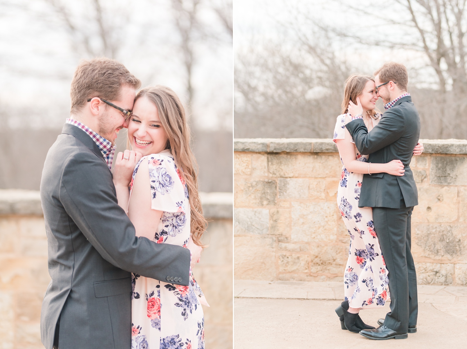 Engagement Session at Arbor Hills Nature Preserve and Shops at Legacy