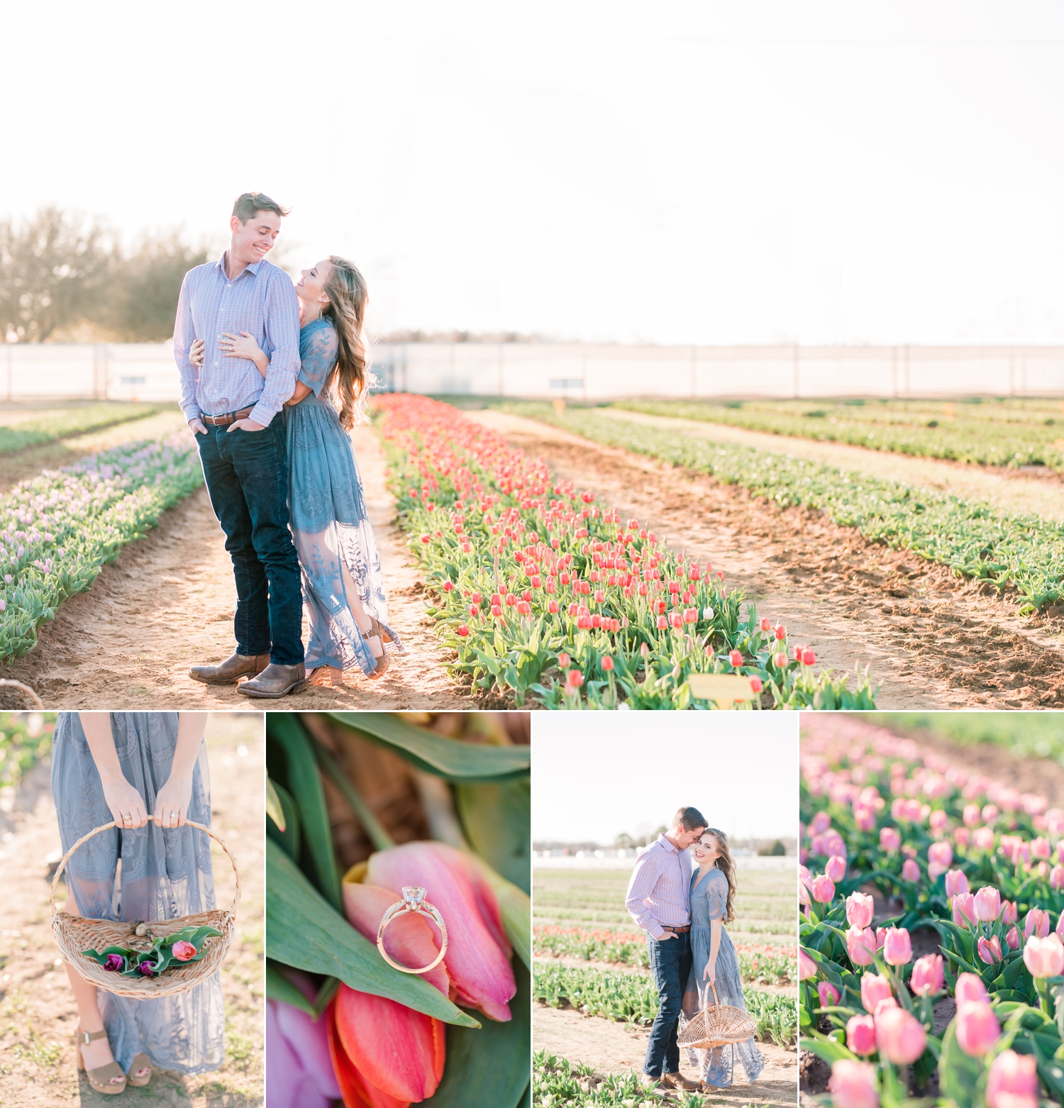 Texas Tulips Engagement Session