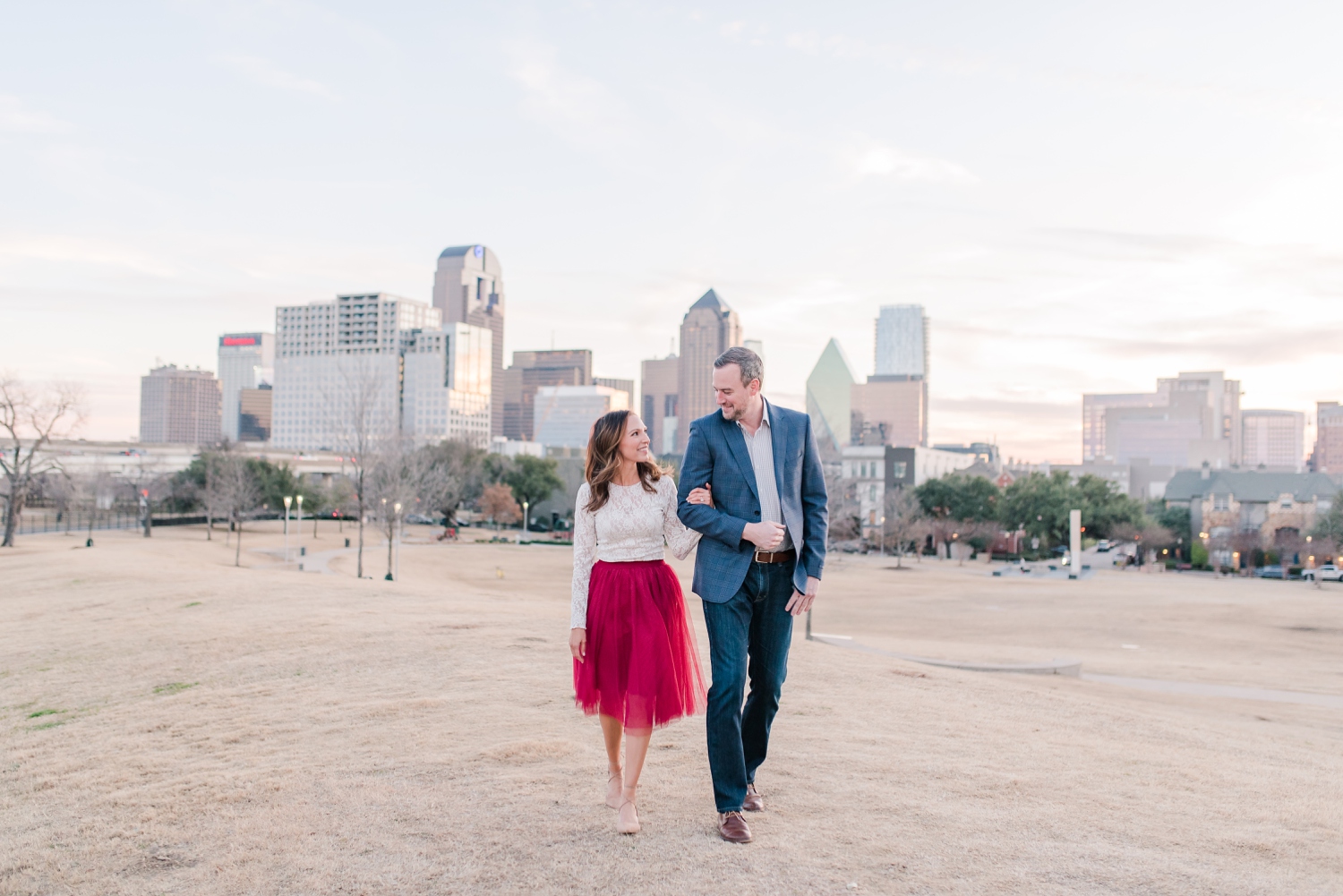 White Rock Lake and Griggs Park Engagement Session