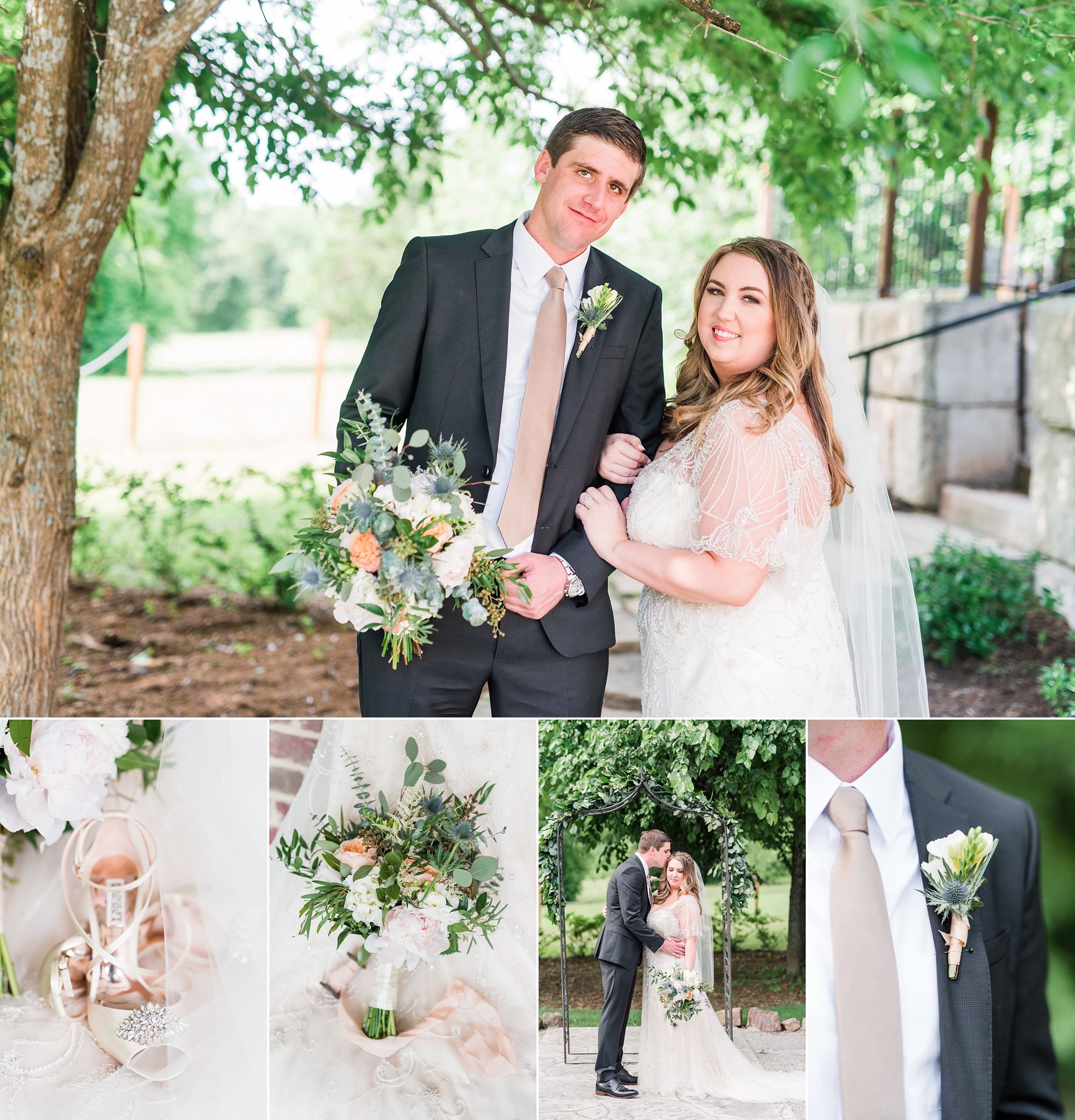Bohemian Inspired Wedding at La Cour Venue in McKinney