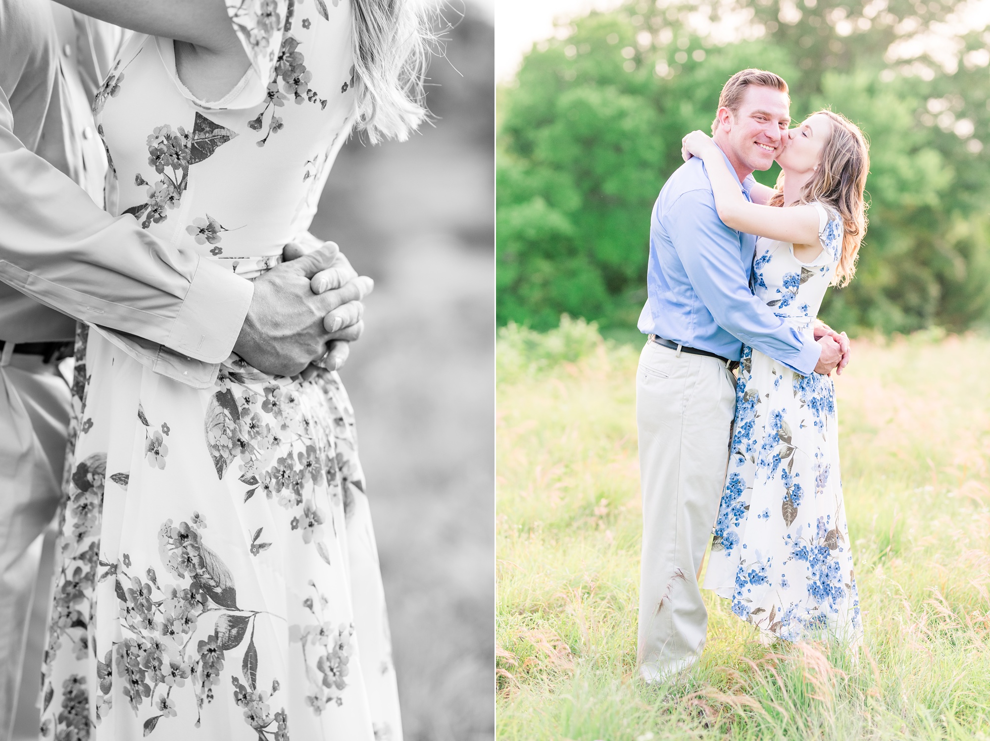 Summery White Rock Lake Engagement in Dallas
