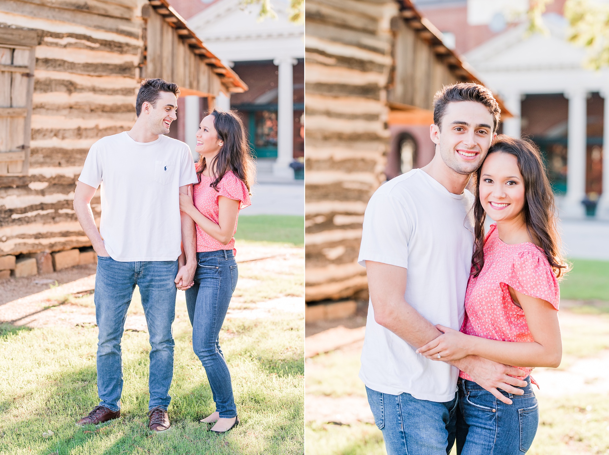 Downtown Grapevine Engagement Session
