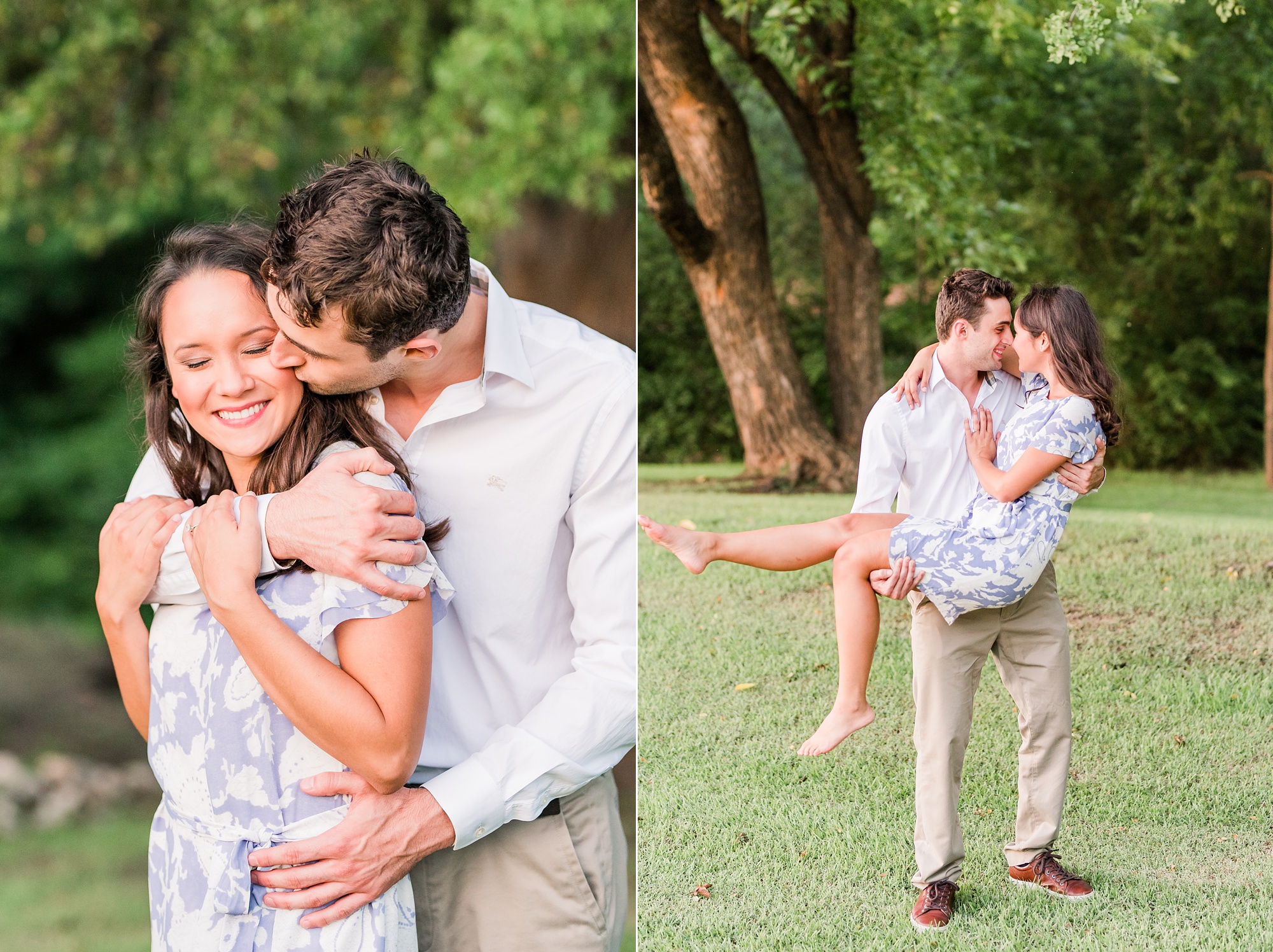 Downtown Grapevine Engagement Session